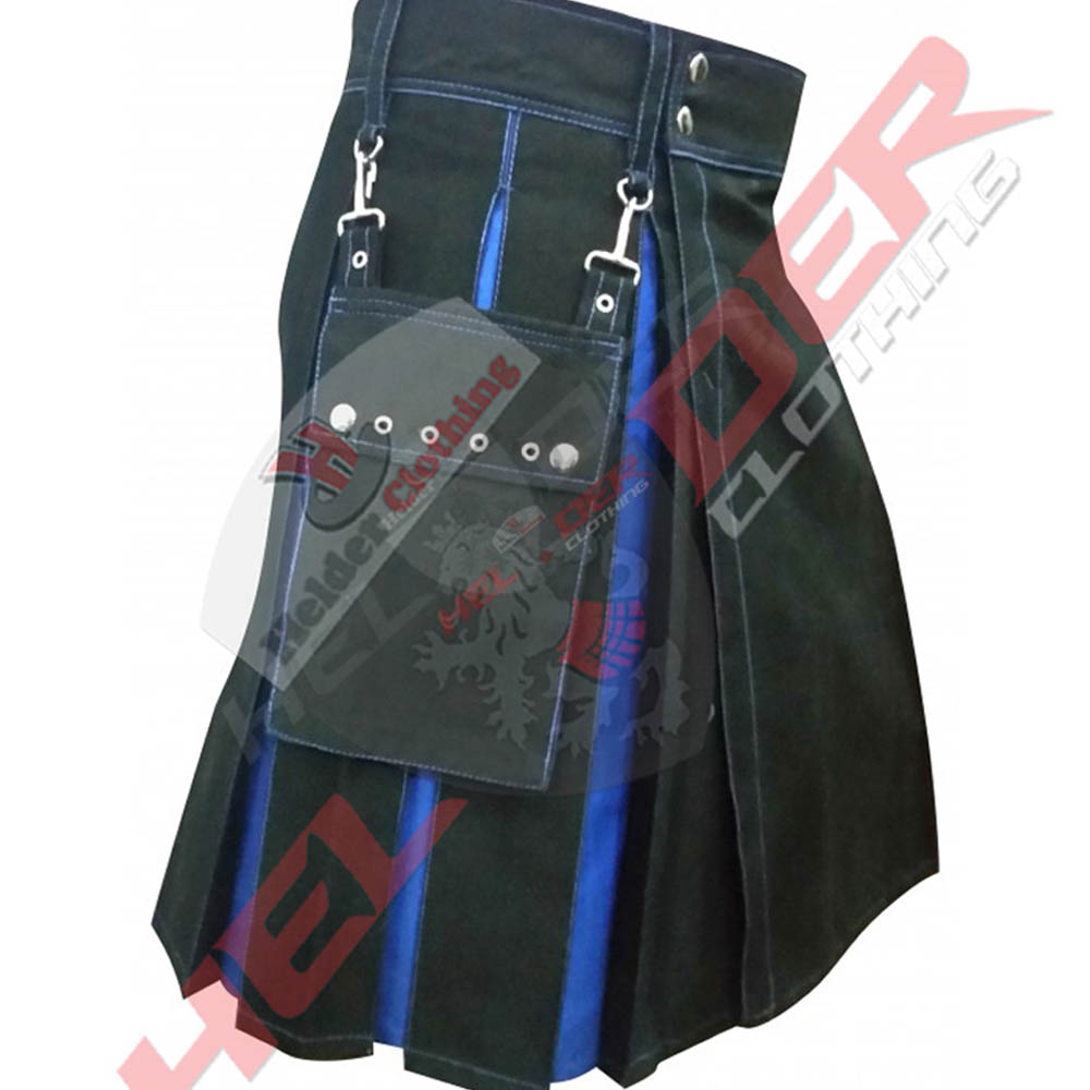 Royal Blue Cargo Hybrid Utility Kilt