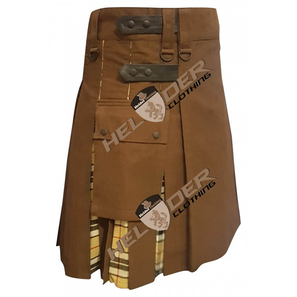 Camel Thompson Cargo Hybrid Utility Kilt