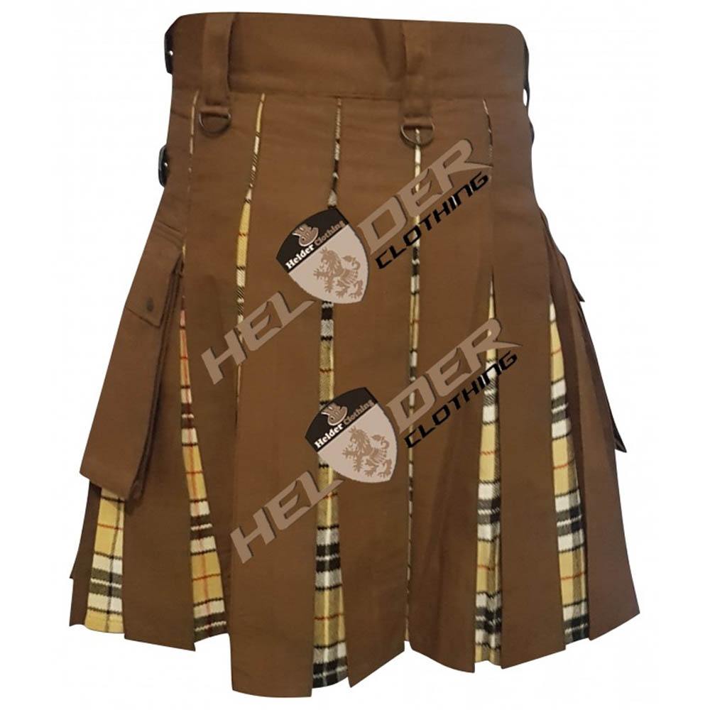 Camel Thompson Cargo Hybrid Utility Kilt