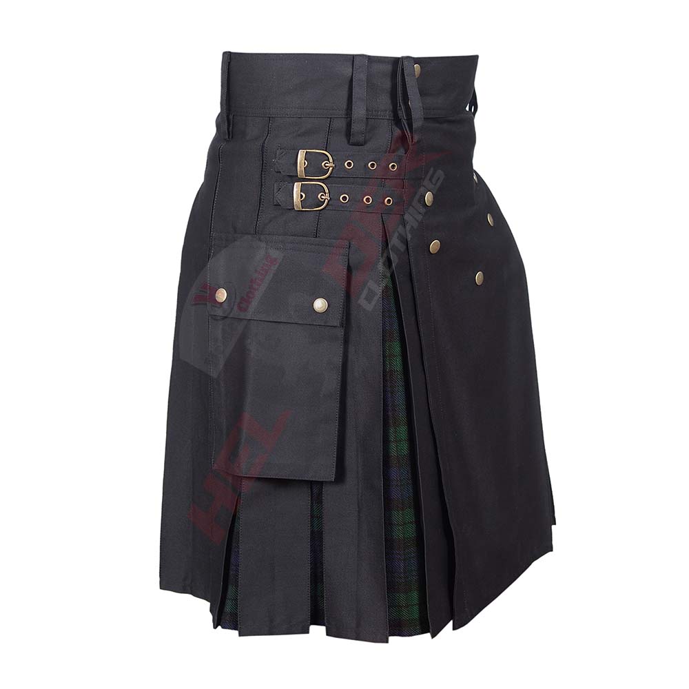 Black Watch Cargo Hybrid Utility Kilt