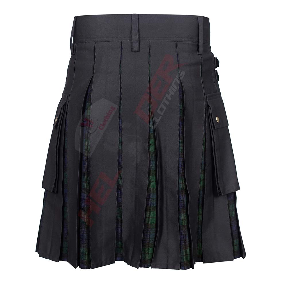 Black Watch Cargo Hybrid Utility Kilt