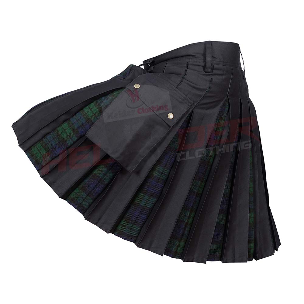 Black Watch Cargo Hybrid Utility Kilt