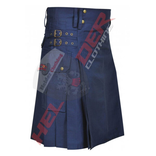 Navy Cargo Utility Kilt — image 2