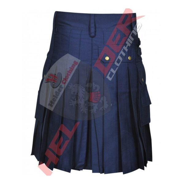 Navy Cargo Utility Kilt — image 4