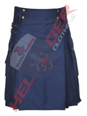 Navy Cargo Utility Kilt