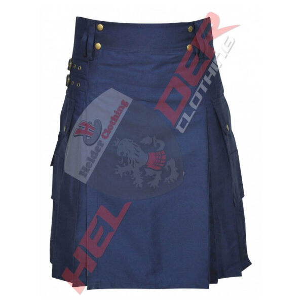 Navy Cargo Utility Kilt — image 1
