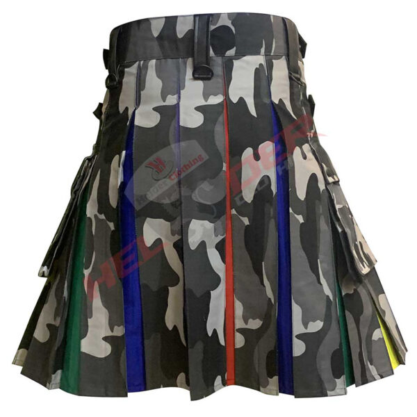 Camouflage Rainbow Hybrid Utility Kilt