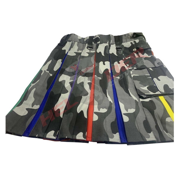 Camouflage Rainbow Hybrid Utility Kilt