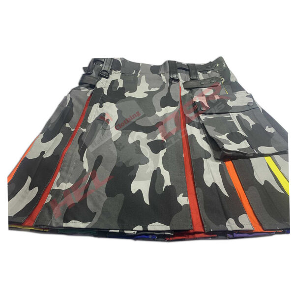 Camouflage Rainbow Hybrid Utility Kilt