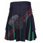 Green & Black Cargo Hybrid Utility Kilt