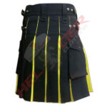 Leather Straps Yellow Hybrid Utility Kilt