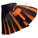 Orange 4 Pocket Hybrid Utility Kilt