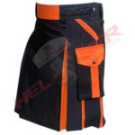 Orange 4 Pocket Hybrid Utility Kilt