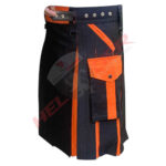 Orange 4 Pocket Hybrid Utility Kilt