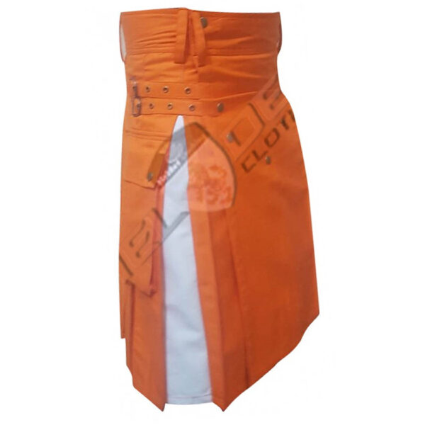 Orange Cargo Hybrid Utility Kilt