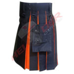 Orange Straps Cargo Utility Kilt