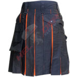 Orange Straps Cargo Utility Kilt