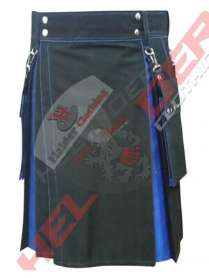 Royal Blue Cargo Hybrid Utility Kilt