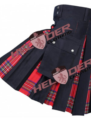 Royal Stewart Cargo Hybrid Utility Kilt – alternate view