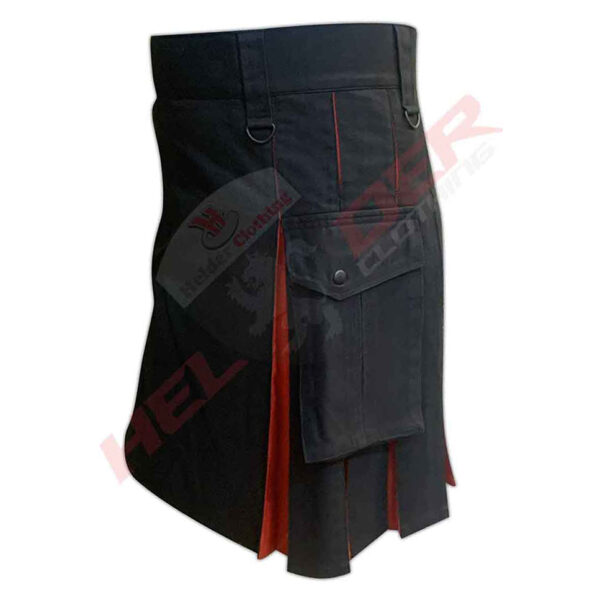 Velkro Red Utility Kilt — image 2