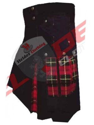 Wallace Tartan Cargo Hybrid Utility Kilt – alternate view