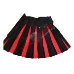 Black & Red Cargo Hybrid Utility Kilt