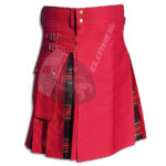 Black Stewart Cargo Hybrid Utility Kilt