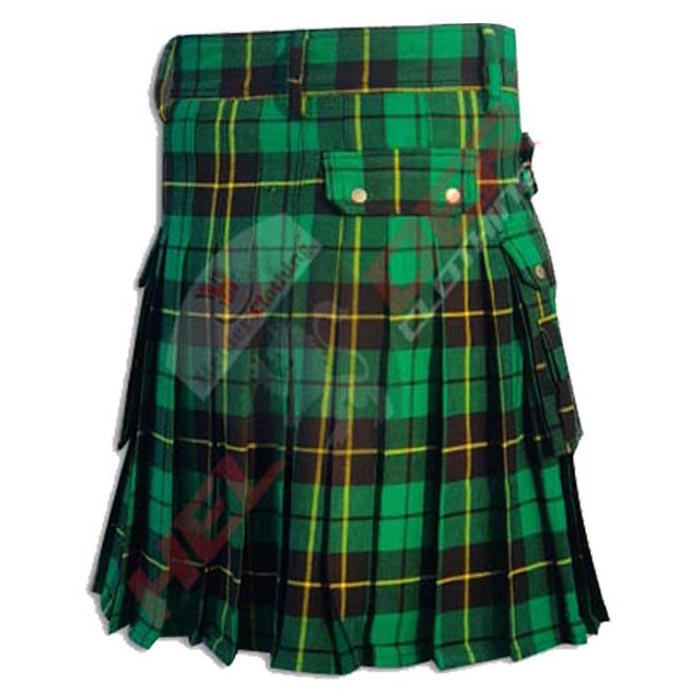 Wallace Hunting Tartan Cargo Utility Kilt