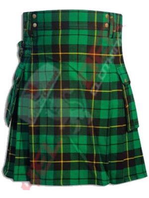Wallace Hunting Tartan Cargo Utility Kilt