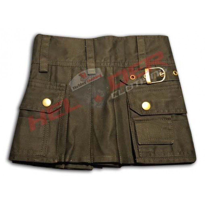 Kid's Brown Utility Kilt