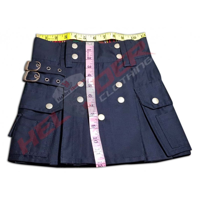 Kid's Navy Blue Utility Kilt