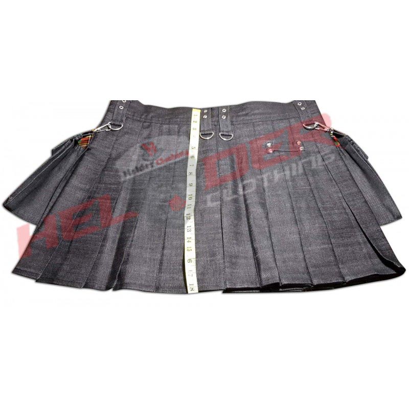 Ladies Denim Kilt