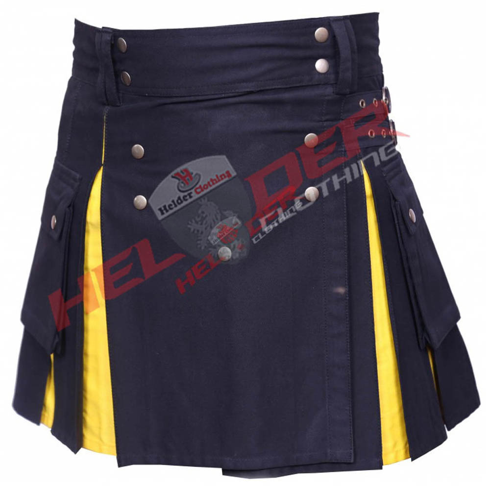 Women Hybris Yellow Utility Kilt