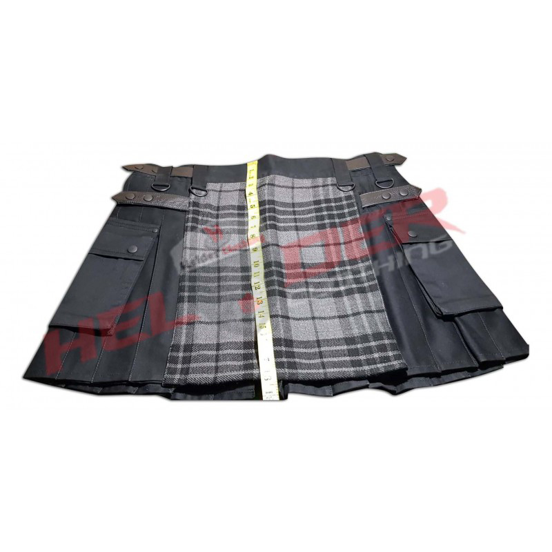 Front Grey Watch Apron Ladies Utility Kilt