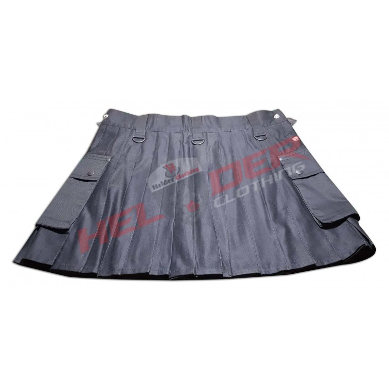 Front Grey Watch Apron Ladies Utility Kilt