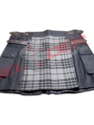 Front Grey Watch Apron Ladies Utility Kilt