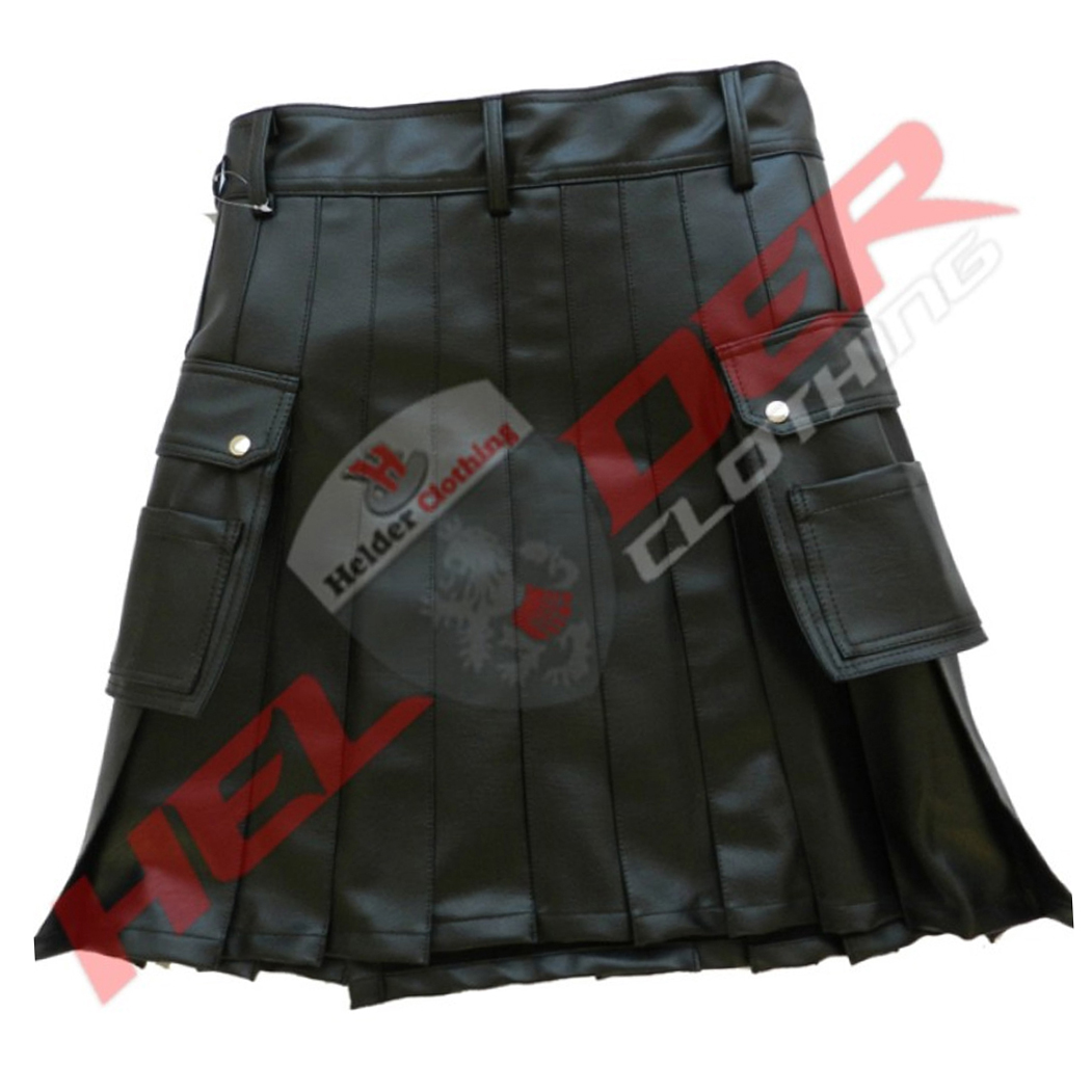 Leather Women's Utility Kilt