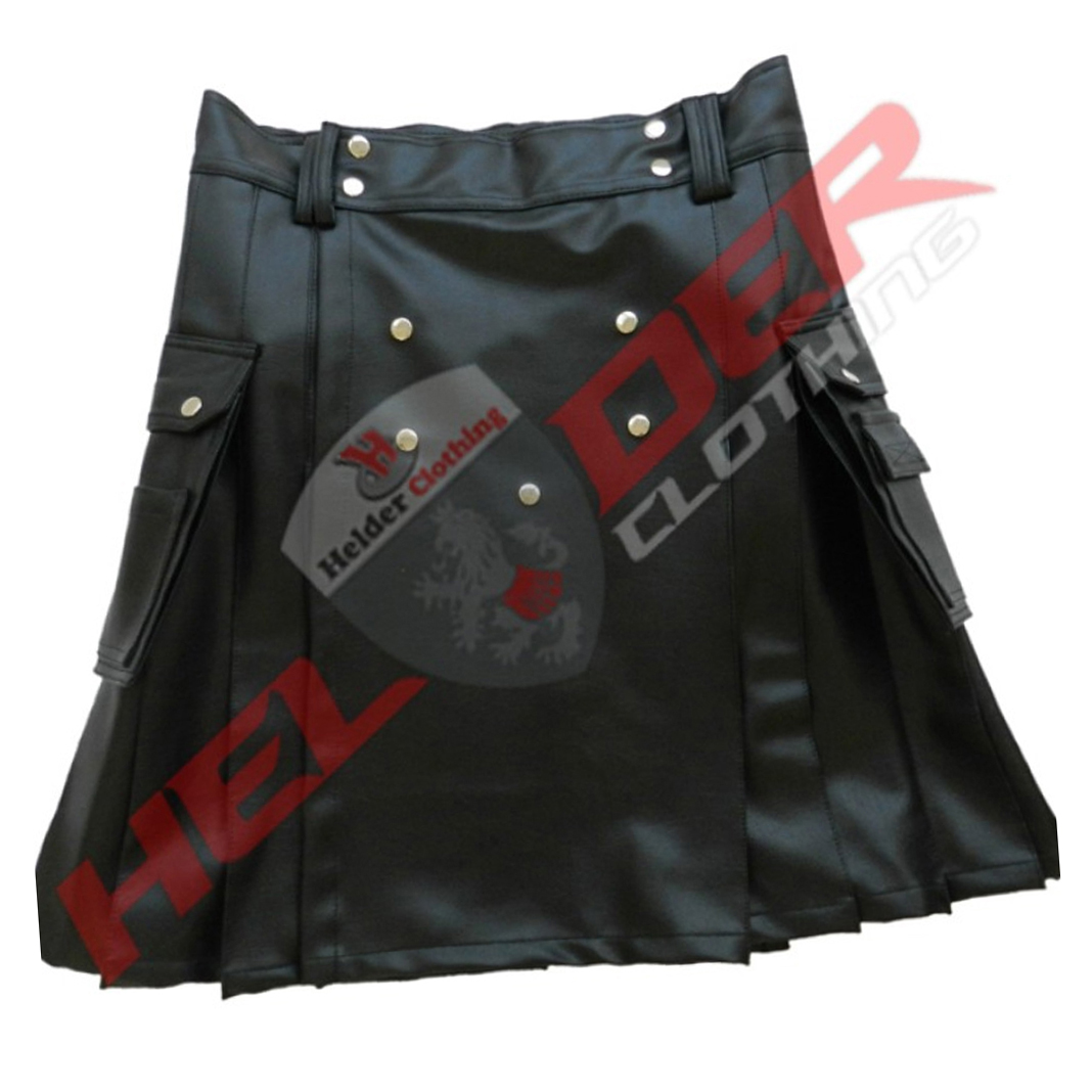 Leather Women's Utility Kilt