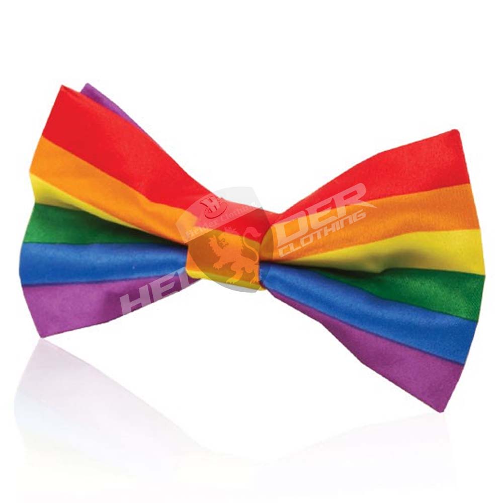 Rainbow Bow Tie