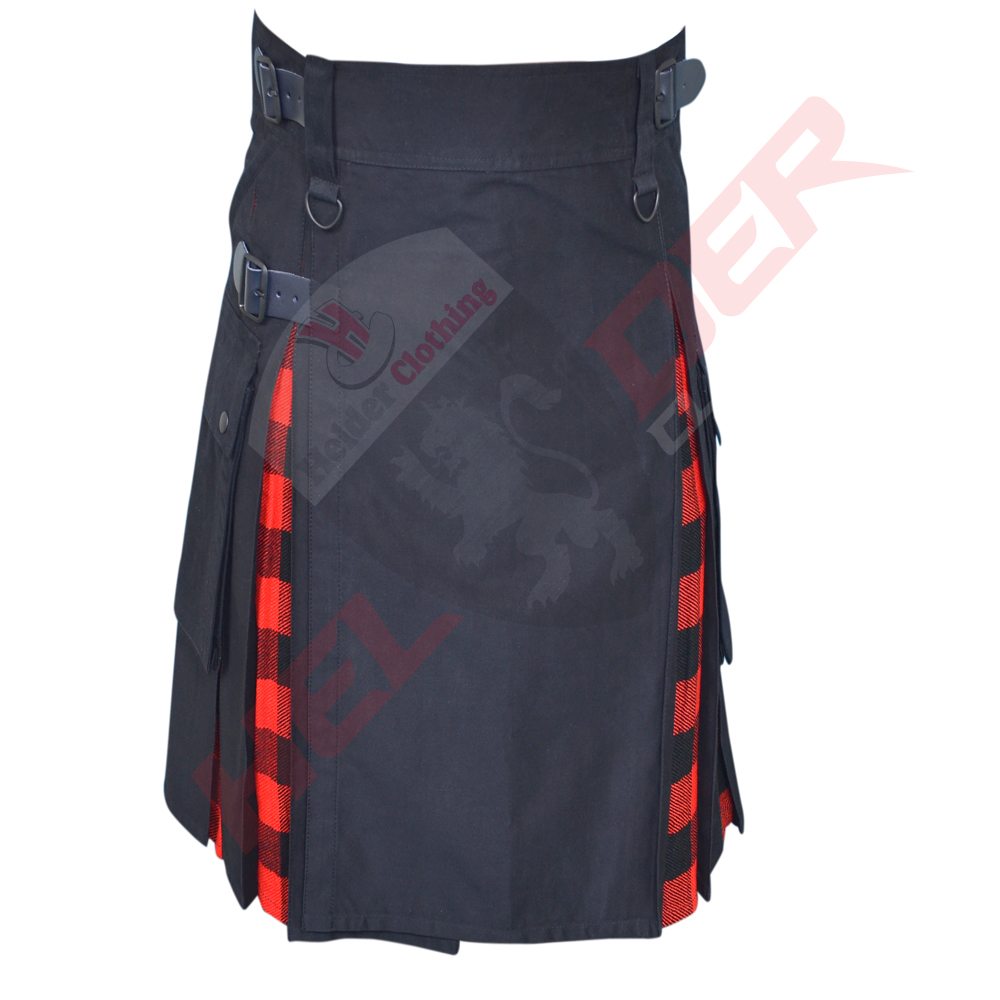 Red Hybrid Cargo Utility Kilt